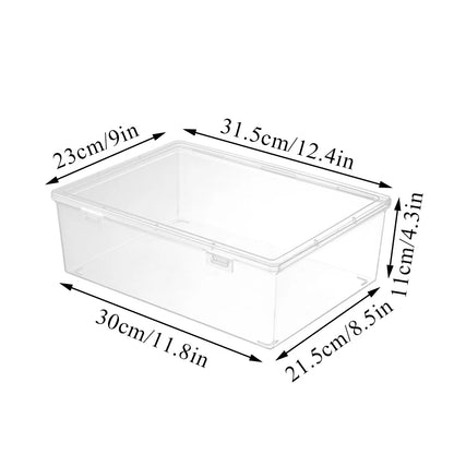 Boîte de rangement transparente