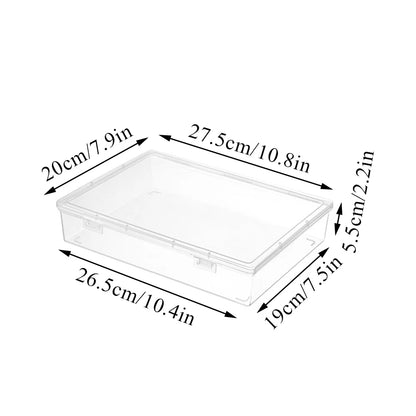 Boîte de rangement transparente